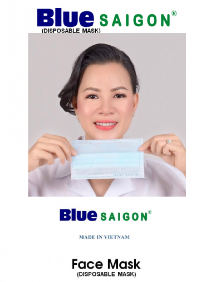 Khẩu trang Blue Saigon Face Mask  - combo 5 hộp 199k8