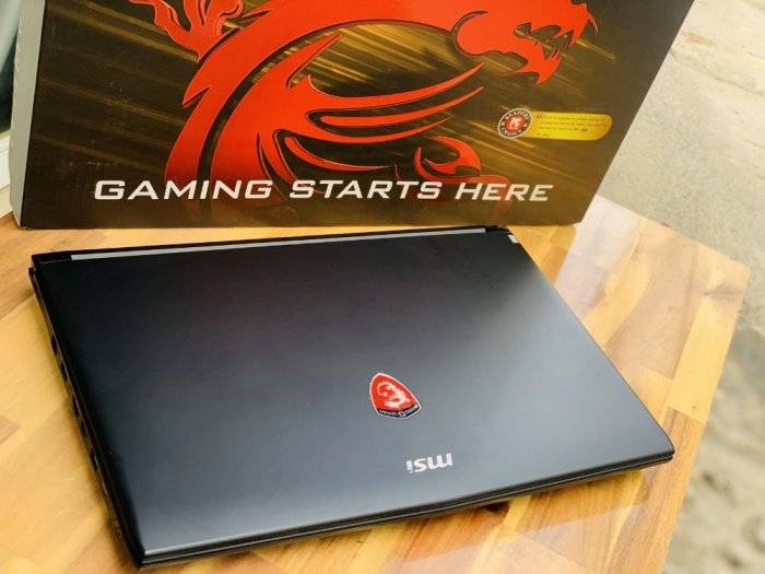 Laptop Gaming MSI GL62 7RD, i7 7700HQ 8G SSD128+1T Full HD GTX1050M Full Box Đẹp Keng zin 100% Giá rẻ3