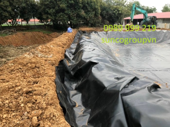 Bạt Nhựa hdpe 0.3mm cuộn 300m2 khổ 5m,6m Lót Be Bờ Ao-Cty Suncogroup Việt Nam 20212