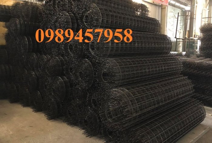 Lưới thép đen dây 2ly ô 25x25, Lưới hàn mạ kẽm dây 3ly ô 50x50, 100x100, Lưới đổ sàn chống nứt