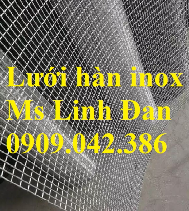 Báo giá lưới hàn inox, lưới hàn inox chử nhật, thông số lưới hàn inox, lưới hàn inox 304,5
