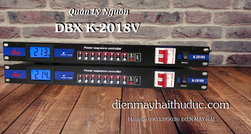 Quản lý nguồn DBX K-2018V chuyên dùng cho dàn Âm thanh3
