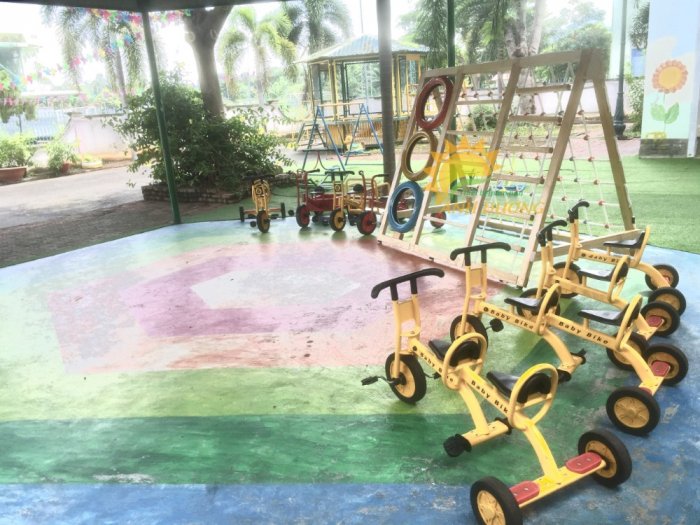 Xe đạp 3 bánh trẻ em cho trường mầm non, khu vui chơi, công viên, sân chơi1