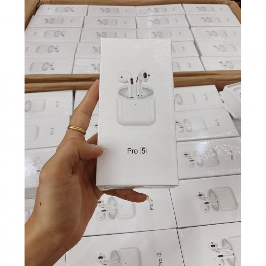 Tai nghe Bluetooth 5.0 TWS Airpods Pro 5 đổi tên,cảm biến lực dừng nhạc