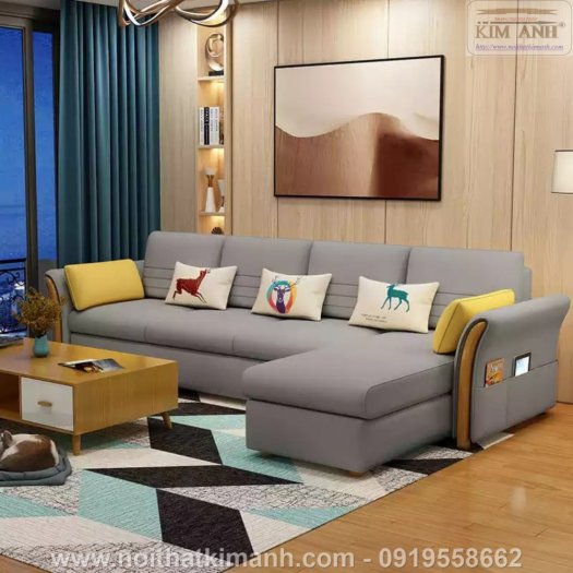 15 Bộ sofa góc chữ L đẹp bằng gỗ da và vải bán chạy nhất 2021 tại Bình Dương14