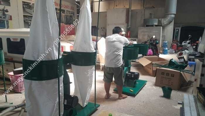 Máy hút bụi 2 túi vải giải pháp tối ưu cho các xưởng  tại Thuận An, Bình Dương
