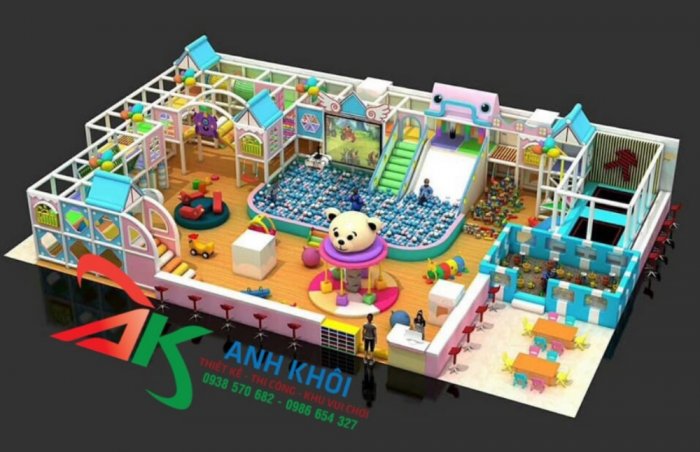 45 mô hình thiết kế khu vui chơi trẻ em trong nhà ấn tượng năm 2021