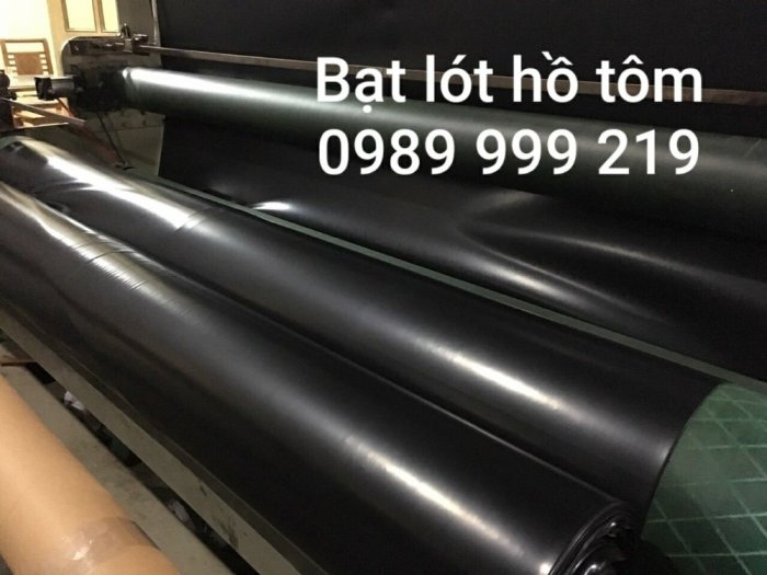 Bạt nylon đen 2 mặt hdpe 0.75mm khổ 4x50m và khổ 5x50m lót hầm biogas3
