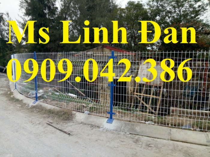 Lưới Thép Hàng Rào Gập Đầu D4 A50X100, Hàng Mạ Kẽm Sơn Tĩnh Điện18