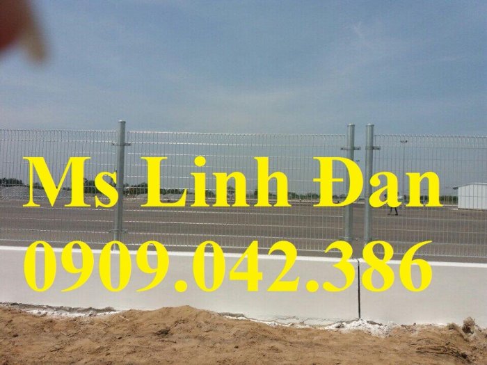 Lưới Thép Hàng Rào Gập Đầu D4 A50X100, Hàng Mạ Kẽm Sơn Tĩnh Điện2