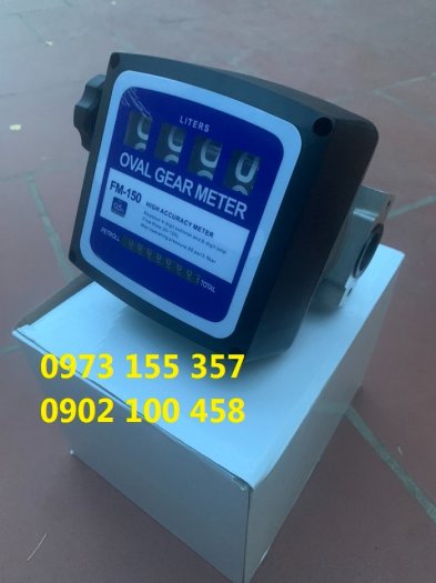 Đồng hồ đo dầu FM-150﻿,đồng hồ đo dầu oval FM150,đồng hồ đo lưu lượng dầu hiển thị cơ0