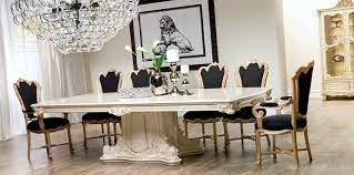 Bộ bàn ghế ăn tân cổ điển sang trọng, cao cấp giá rẻ Dĩ An, Bình Dương, Bàn ghế ăn cổ điển phong cách châu Âu3