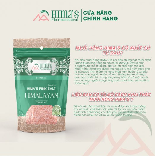 Muối hồng Hima`s Premium 500gram new0