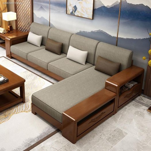 Sofa gỗ sồi giá rẻ nhất thị trường Gò Vấp, Đồng Nai, Bình Dương - Khuyến mãi cực sốc5