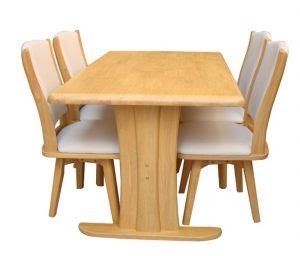 Bộ bàn ghế ăn gỗ cao cấp, hiện đại, giá tại xưởng Dầu Tiếng, Bến Cát | Nhiều khuyến mãi SỐC0