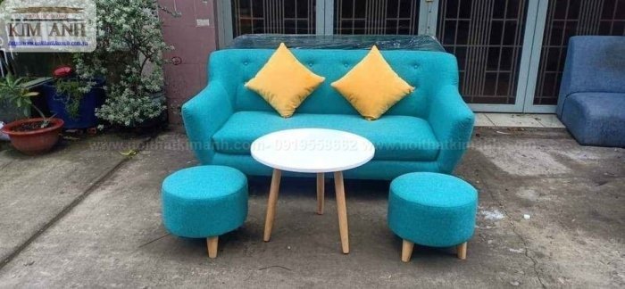 Bộ sofa văng giành cho phòng khách nhỏ| Giá rẻ, siêu ưu đãi Nội Thất Kim Anh12