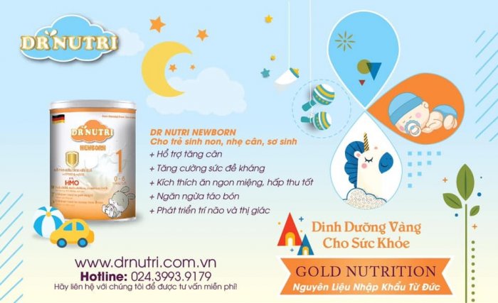 Sữa bột dinh dưỡng sơ sinh Dr Nutri Newborn 900g ( 0 – 6 tháng tuổi )2
