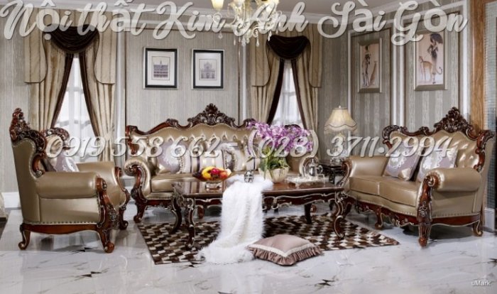 Chắt lọc những bộ sofa cổ điển mang dáng vóc phong cách Tây Âu| Giá tốt tại Binh Dương, Đồng Nai, Gò Vấp13