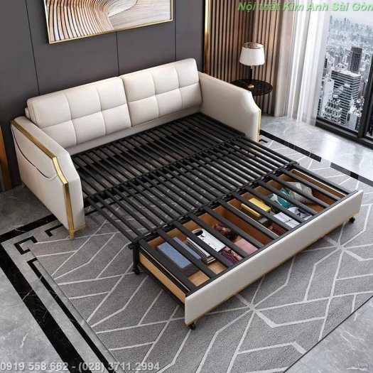 Sofa giường đa năng cao giá rẻ, uy tín| Giá rẻ tại xưởng Thuận An, Bình Dương0