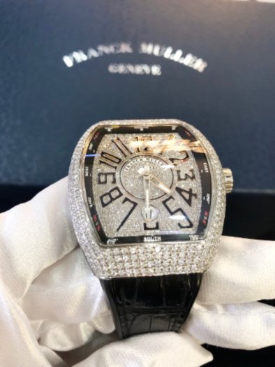 Đồng hồ Nam Franck Muller V41 Full Diamonds2