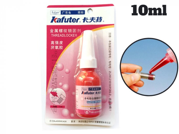 Keo Khóa Ren Ốc Kafuter K-0271 10ml (Đỏ) - KAFU02713