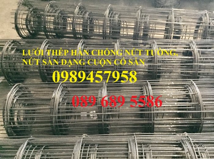 Lưới đổ sàn phi 5 200x200, Lưới thép hàn chập phi 5 150x150, Sắt đổ bê tông chống nứt D6, D8, D10, D12