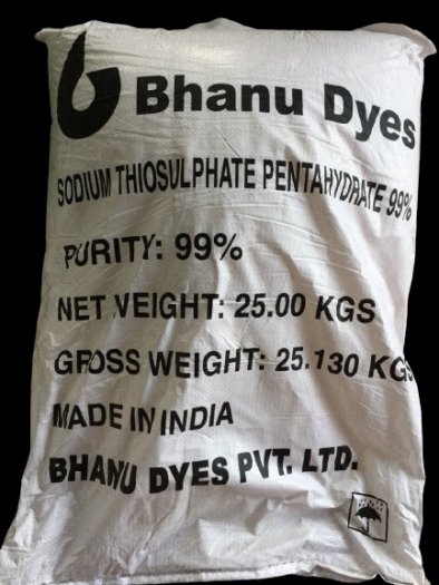 Hoá chất Sodium thiosulphate pentahyderate (Na2S2O3.5H2O) – Bhanu Dyes/Ấn Độ0