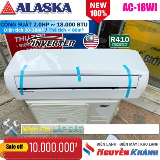 Máy lạnh Alaska Inverter AC-18WI (2.0Hp)0