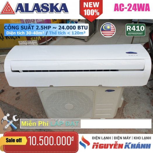 Máy lạnh Alaska AC-24WA (2.5Hp)0