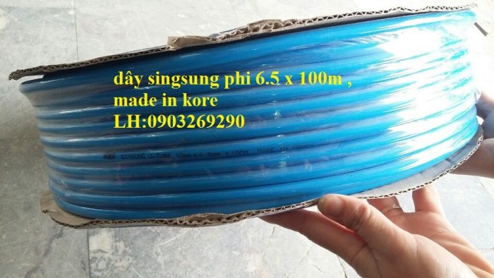 Phân phối dây hơi khí nén - dây Pu Toyork - singsung - Masuka- Ponahose D16 áp 80-160kg/m27