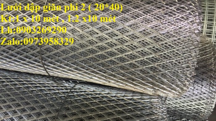 Sản xuất cung cấp lưới dập giãn phi 1 ( 10*20),phi 1.5 ( 15*30),phi 2 ( 20*40),phi 3(30*60),(45*90) (36*76)20