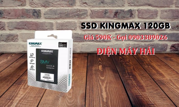 Ổ SSD Kingmax SMV32 SATA3 120GB chính hãng Đài Loan