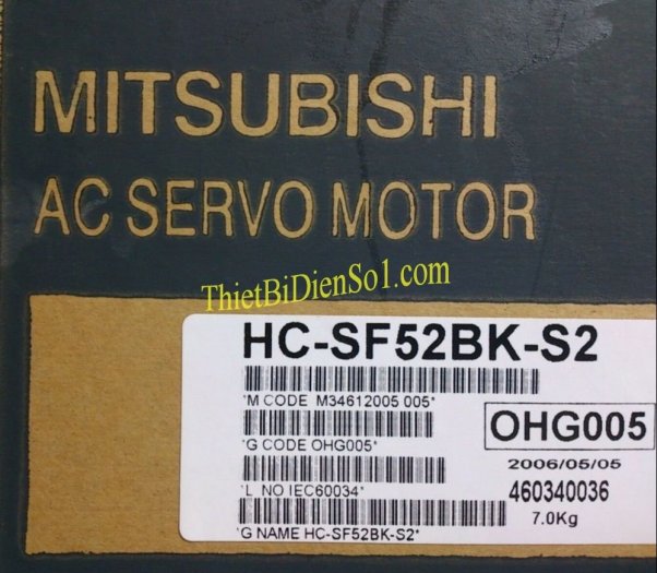 Servo motor Mitsubishi HC-SF52BK-S24