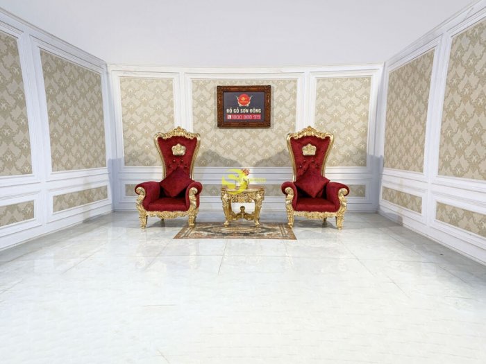 Bộ sofa cổ điển hoàng gia Luxury Diamond 3 món2