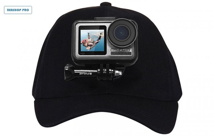 Mũ lưỡi trai gắn GoPro Hero, Action Cam, Camera hành trình Puluz PU19511