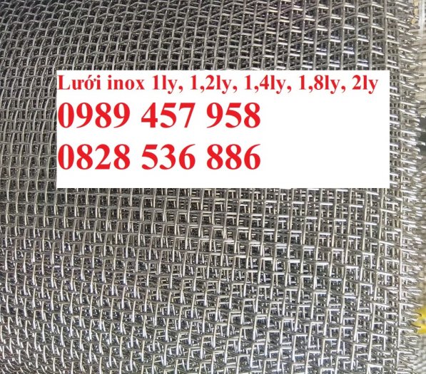 Chuyên Lưới đan ô vuông 2x2, 3x3 5x5 10x10 15x15, Lưới thép đan inox theo đơn hàng6