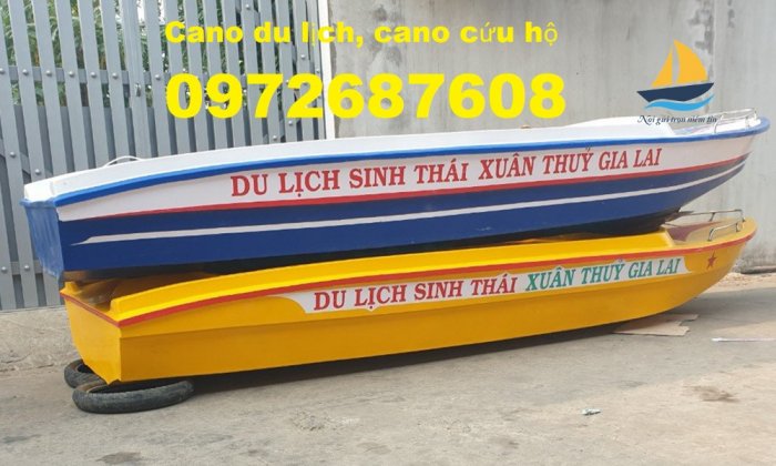 Cano du lịch, cano chèo tay 3 người, cano composit tại Sài Gòn5