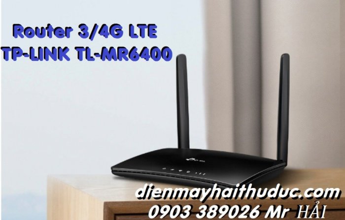 Bộ phát wifi TP-Link TP-MR6400 hỗ trợ sim 3/ 4G LTE3