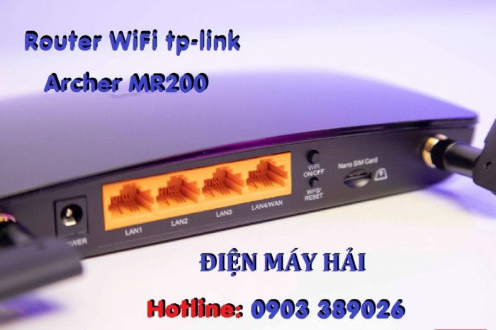 Router TP-Link Archer MR200 Phát WiFi 2 tính năng di động và cố định3