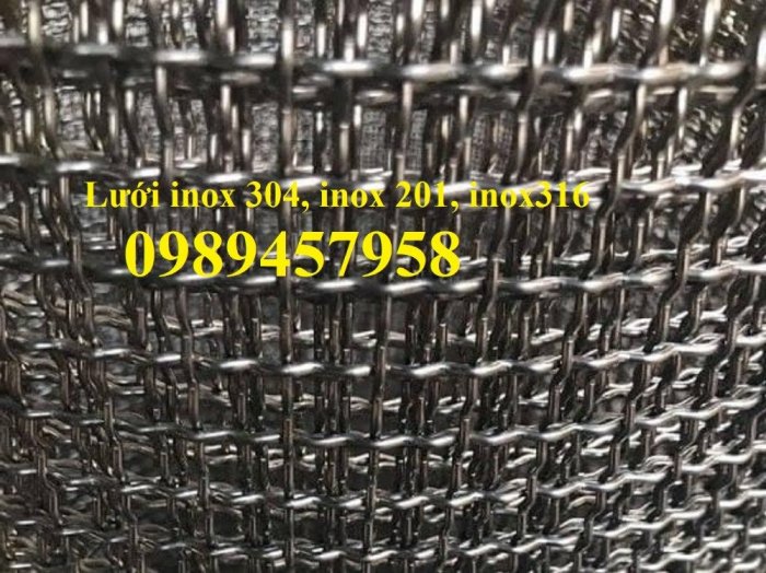 Lưới Inox đan ô 3x3, 5x5, 10x10, 12x12, 20x20, 30x30, 50x50 INOX 304, Inox 201, Inox 3160