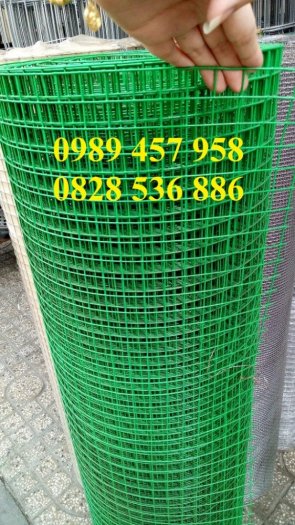 Lưới hàn bọc nhựa 2m, Lưới lnox đan, Inox lọc thực phẩm, Lưới hàn mạ kẽm6