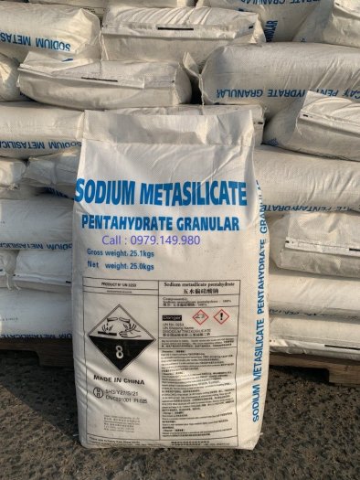 Sodium Metasilicate Pentahydrate,  Silicate Bột , Na2SiO3 , SiO3Na2 Trung quốc giá mềm...Ms Linh : 0979.149.9800