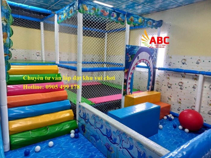 Thiết kế, tư vấn,  lắp đặt khu vui chơi trẻ em kết hợp quán cafe - Công Ty TNHH Đồ Chơi ABC13
