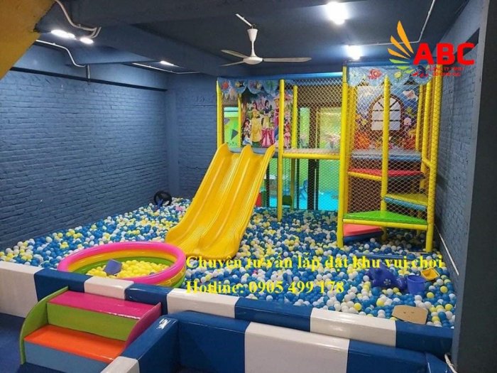 Thiết kế, tư vấn,  lắp đặt khu vui chơi trẻ em kết hợp quán cafe - Công Ty TNHH Đồ Chơi ABC11