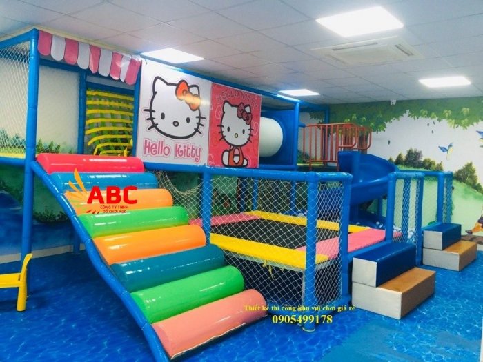Thiết kế, tư vấn,  lắp đặt khu vui chơi trẻ em kết hợp quán cafe - Công Ty TNHH Đồ Chơi ABC2