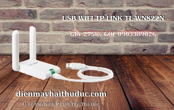 Router mini USB thu sóng WIFi TP-Link TL-WN822N tốc độ 300Mbps3