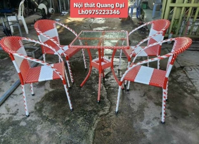 Bàn ghế cafe bán chạy nhất tại xưởng Nội thất Quang Đại23