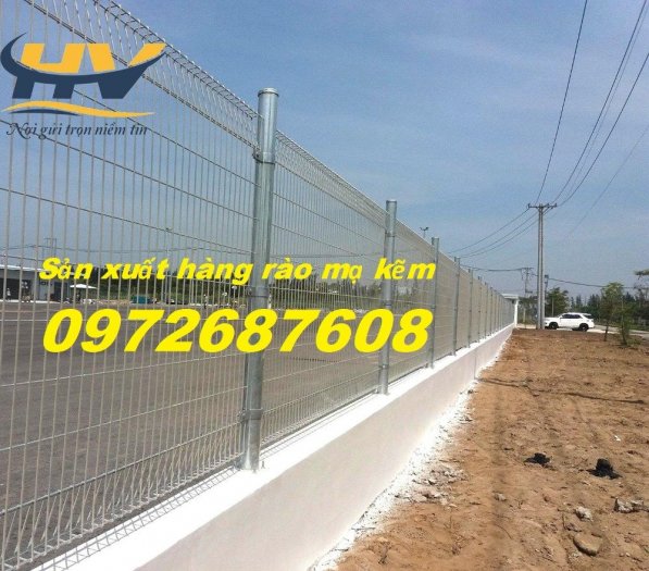 Hàng rào lưới thép mạ kẽm, hàng rào kẽm, hàng rào kh công nghiệp Tây Ninh3