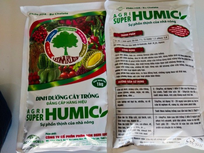 Dinh dưỡng cây trồng Super Humic0