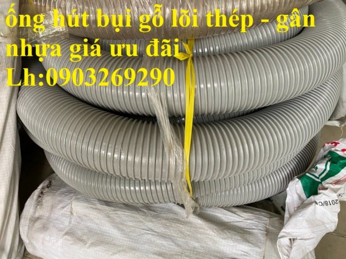 Ống hút bụi gân nhựa PVC Dn 100 -Dn110 - hút bụi gỗ , khí nhiệt- phân phối toàn quốc27